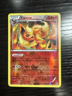 Flareon Pokemon TCG Ancient Origins Reverse Holo Card 13/98 Uncommon - Image 1