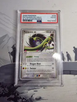 2006 POKEMON BLACK STAR PROMOS #039 RAYQUAZA EX-HOLO PSA 4 - Image 1