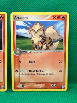Pokemon Tcg Arcanine 1/12 & Growlithe 4/12 Minun EX Trainer Kit 2 Non Holo - Image 3
