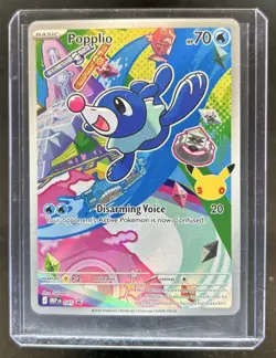 2025 Pokemon MEP Black Star Promos Popplio #045 - Image 1
