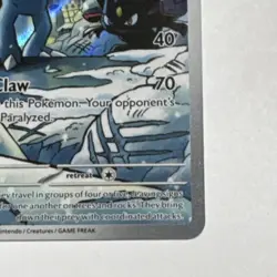 Nintendo Weavile 228/217 ASC Holo Full Art Rare Stage 1 100 HP Pokemon TCG - Image 4