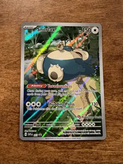 Pokemon TCG - S&V 151 - SVP051 Snorlax - Pokemon Center Stamped Promo - LP - Image 1