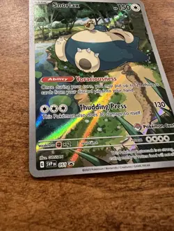 Pokemon TCG - S&V 151 - SVP051 Snorlax - Pokemon Center Stamped Promo - LP - Image 2