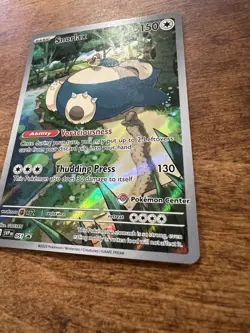 Pokemon TCG - S&V 151 - SVP051 Snorlax - Pokemon Center Stamped Promo - LP - Image 3
