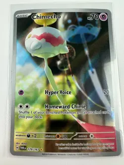 Chimecho 179/167 Sv06 Twilight Masquerade Holo IR Pokemon TCG - Image 1
