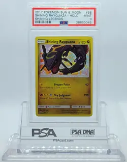 2017 POKEMON SHINING LEGENDS SHINING RAYQUAZA #56 HOLO PSA 9 MINT #28850045 - Image 1