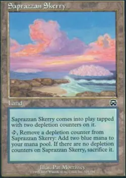 1x Saprazzan Skerry Light Play, English Mercadian Masques MTG Magic - Image 1