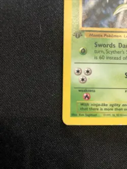 Pokemon Scyther 26/64 Non-Holo First Edition Jungle Set - Image 3