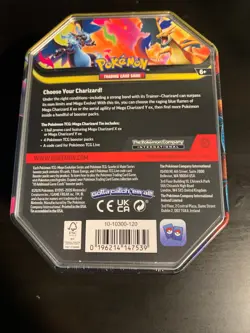 Pokemon Mega Charizard Y ex Tin, Factory Sealed - Image 2