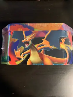 Pokemon Mega Charizard Y ex Tin, Factory Sealed - Image 3