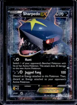 2015 Pokemon XY Primal Clash Sharpedo #91/160 - Image 1