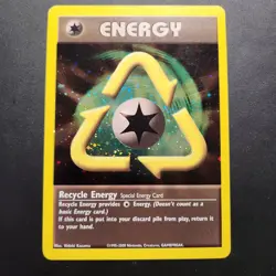 2000 Recycle Energy - Cosmos Leauge Promo Holo Rare - Pokemon TCG - MP - Image 2