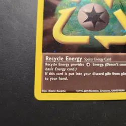 2000 Recycle Energy - Cosmos Leauge Promo Holo Rare - Pokemon TCG - MP - Image 5