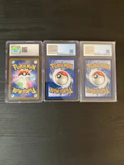Lot of (3) Pokemon TCG Pikachu Pokemon CGC 8/8.5/9 SLABS - Image 2