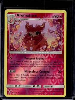 2019 Pokemon SM Unbroken Bonds Aromatisse Reverse Holo #142/214 - Image 1