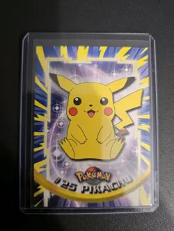 Pikachu #25 Topps Blue Label TV Animation Edition Non Holo Pokemon 1999 LP - Image 1