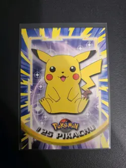 Pikachu #25 Topps Blue Label TV Animation Edition Non Holo Pokemon 1999 LP - Image 2