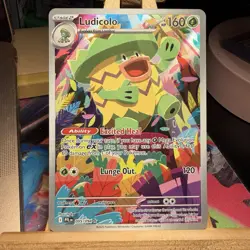 Ludicolo 095/094 Phantasmal Flames Illustration Rare Full Art Pokemon TCG MINT - Image 1