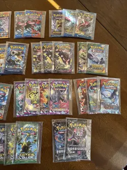 Pokemon XY And Sun and Moon Pack Lot - Image 3