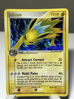 Jolteon 8/115 Pokemon Reverse Holo Stamped Unseen Forces HP-Dmg - Image 1