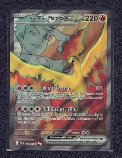 Pokemon TCG Team Rockets Moltres EX#208/182 Destined Rivals NM - Image 1