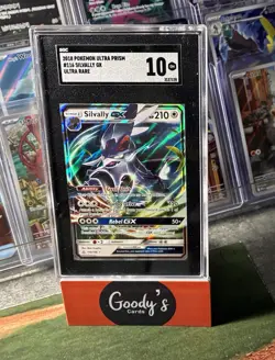 2018 POKEMON SUN & MOON ULTRA PRISM #116 SILVALLY GX SGC 10 - Gem Mint - Image 1