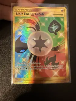 Pokemon Unit Energy GRW Special Energy Sm-Ultra Prism Secret Rare Holo 170/156 - Image 1