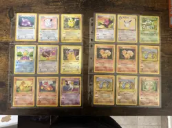 Pokemon TCG Vintage Holo 1st Edition Binder Lot Base Jungle Fossil - Image 1