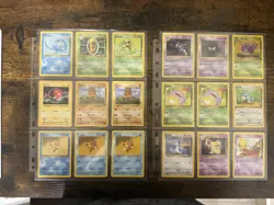 Pokemon TCG Vintage Holo 1st Edition Binder Lot Base Jungle Fossil - Image 3