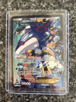 Pokemon TCG Team Aqua's Kyogre EX Double Crisis 6/34 LP Condition - Image 1