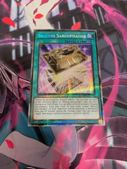 YUGIOH - SHINING SARCOPHAGUS - MP25 - STARLIGHT RARE - NM - 1ST ED - Image 1