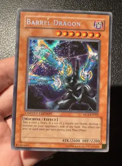 Yu-Gi-Oh! Barrel Dragon MC1-EN002 Secret Rare Limited Edition LP - Image 3
