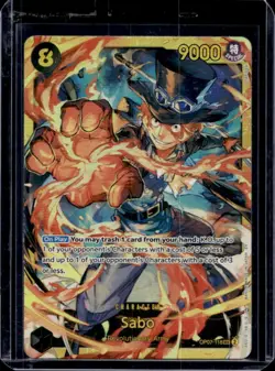 2024 One Piece 500 Years in the Future Sabo Secret Rare #OP07-118 - Image 1