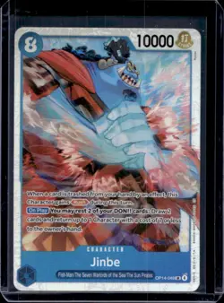 2026 One Piece Azure Sea's Seven Jinbe Super Rare #OP14-049 - Image 1