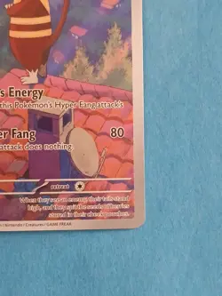 Pokemon Scarlet & Violet White Flare Watchog 153/086 Illustration Rare - Image 4