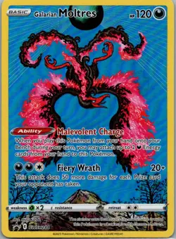 Galarian Moltres SWSH284 Holo Promo Sword & Shield Promo Pokemon Holo Near Mint - Image 1