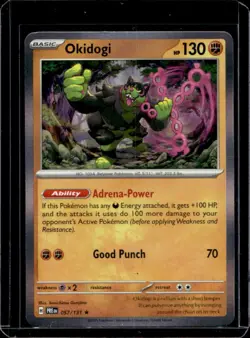 2025 Pokemon Prismatic Evolutions Okidogi #057/131 - Image 1