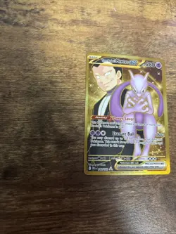 Pokemon TCG Team Rockets Mewtwo EX 240/182 Full Art Destined Rivals English - Image 2