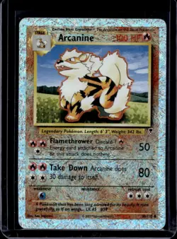 2002 Pokemon Legendary Arcanine Reverse Holo #36/110 - Image 1