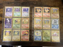 Pokemon TCG Vintage Holo 1st Edition Binder Lot Base Jungle Fossil - Image 1