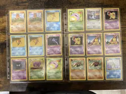 Pokemon TCG Vintage Holo 1st Edition Binder Lot Base Jungle Fossil - Image 3