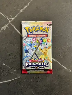 (VERY HEAVY) 🔥22.59g Prismatic Evolutions Pokemon Sealed Booster Pack Brand New - Image 2