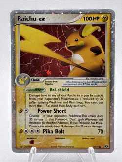 Raichu ex 97/106 Ultra Rare Holo - Pokemon Emerald - Vintage MP - Image 1