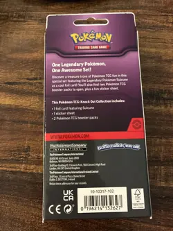 Pokemon TCG | Knock Out Collection | Suicune | New 2x Packs - Factory Sealed! - Image 2