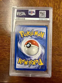 2000 POKEMON ROCKET #5 DARK DRAGONITE-HOLO PSA 7 - Image 2