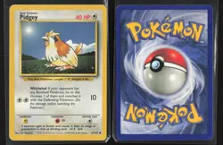Pidgey 57/102 Common Base Set Unlimited Pokemon Lightly Played - Image 3