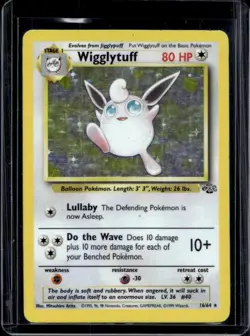 1999 Pokemon Jungle Wigglytuff #16/64 - Image 1
