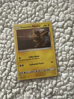 Detective Pikachu Promo SM190 NM Condition Pokemon TCG - Image 1