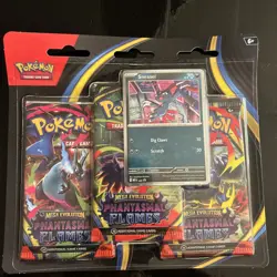 Phantasmal Flames Pokemon TCG Mega Evolution 3 Pack Blister Sneasel Promo NEW 🔥 - Image 4