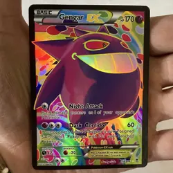 Pokemon TCG Gengar EX Ultra Rare Full Art Holo XY Phantom Forces 114/119 - Image 3